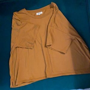 Boxy Madewell T-shirt in Sienna